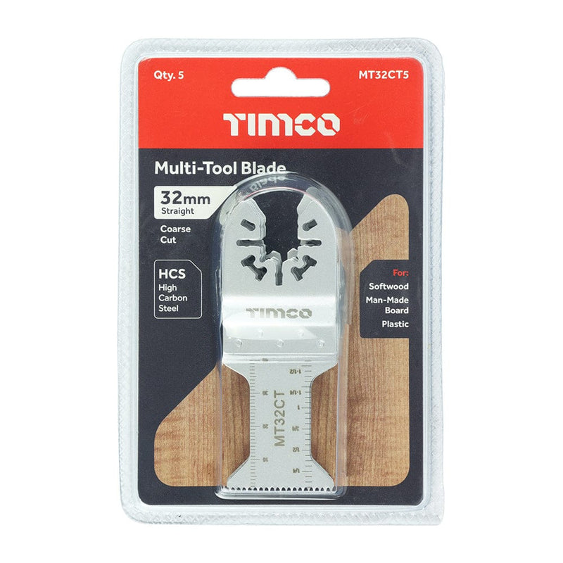 TIMCO Powertool Accessories TIMCO MTool Blade Straight Coarse