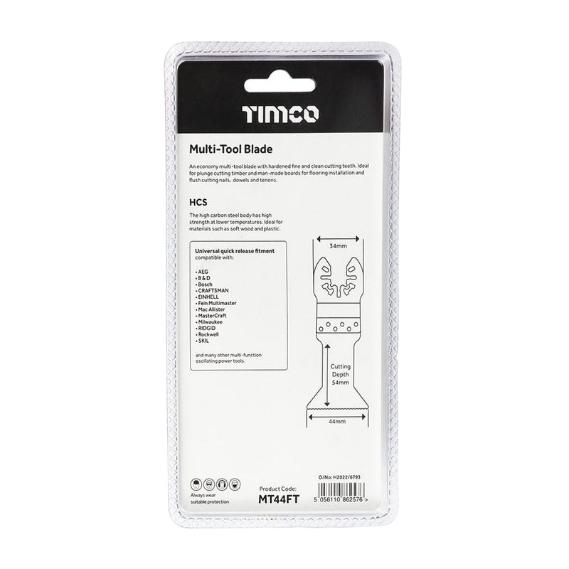 TIMCO Powertool Accessories TIMCO MTool Blade Straight Fine