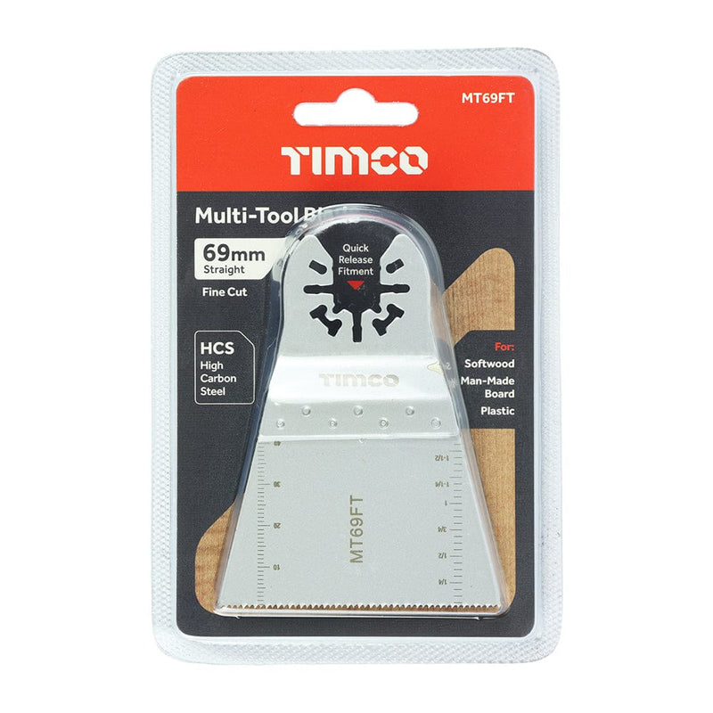 TIMCO Powertool Accessories TIMCO MTool Blade Straight Fine