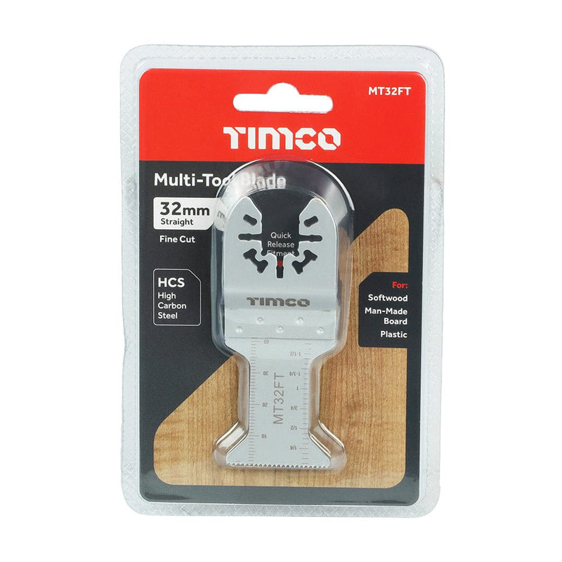 TIMCO Powertool Accessories TIMCO MTool Blade Straight Fine