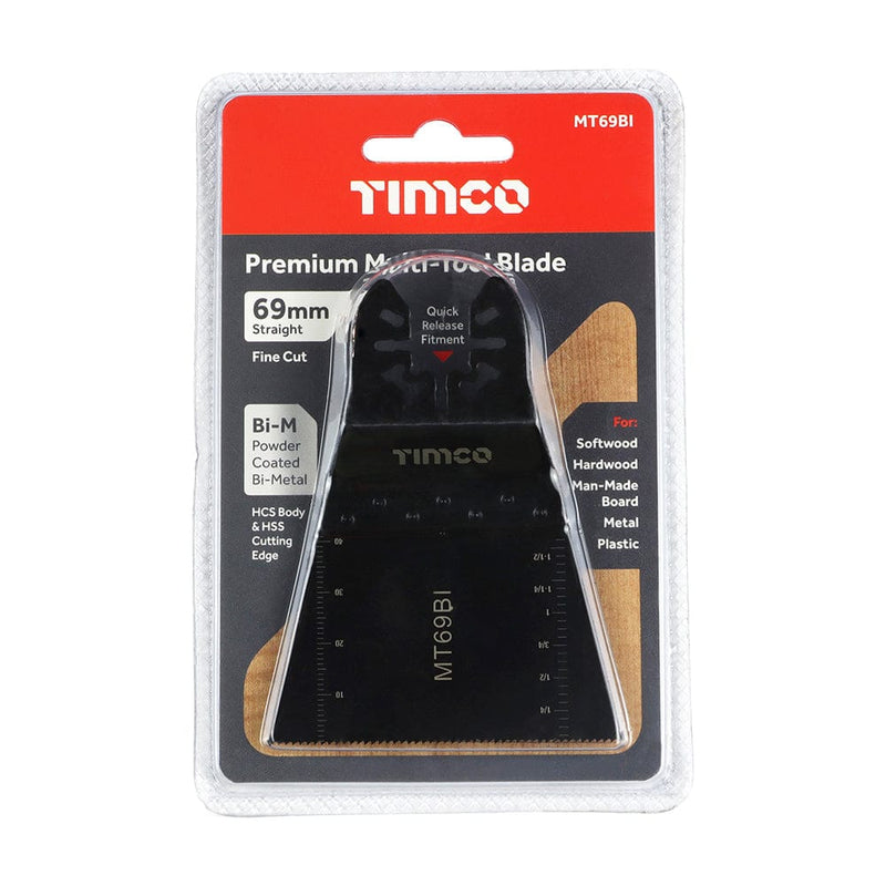 TIMCO Powertool Accessories TIMCO Multi-Tool Fine Cut Blade For Wood/Metal Bi-Metal