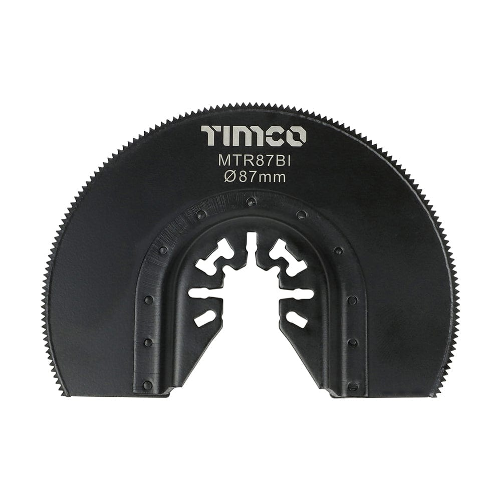 Timco Multi-Tool Radial Blade For Wood / Metal Bi-Metal - Dia. 87Mm - Pack Qty - 1 Ea