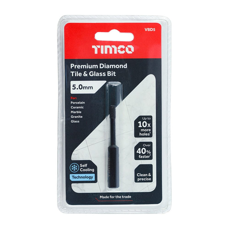TIMCO Powertool Accessories TIMCO Premium Diamond Tile & Glass Bit