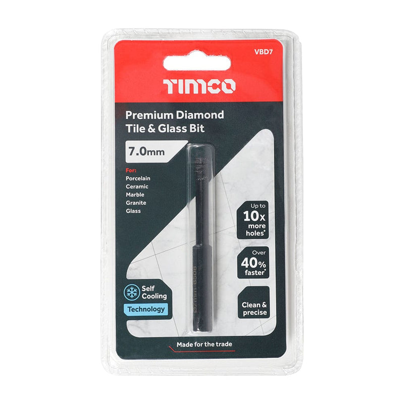 TIMCO Powertool Accessories TIMCO Premium Diamond Tile & Glass Bit