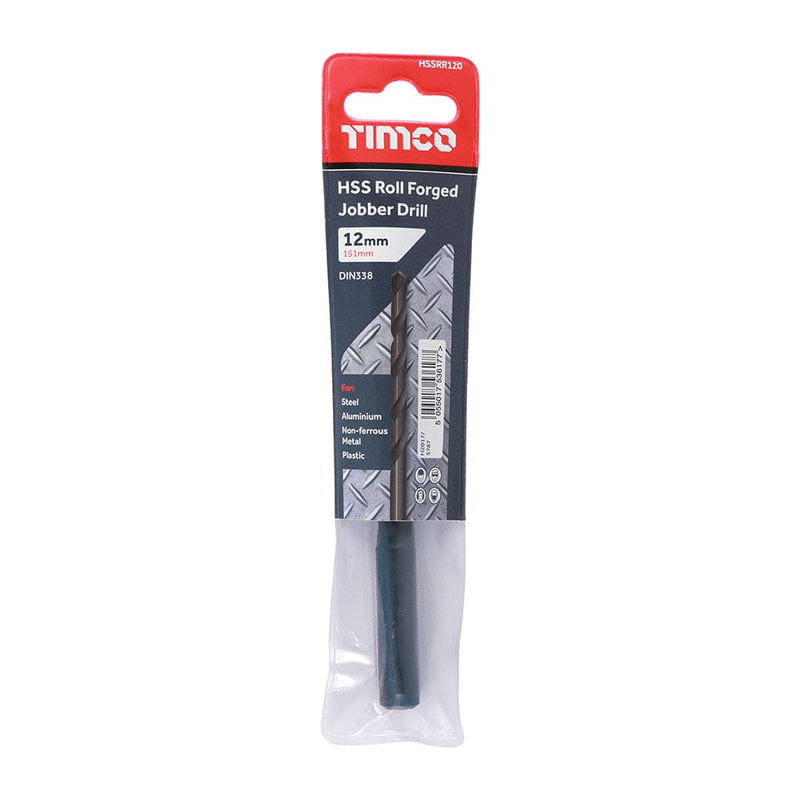 TIMCO Powertool Accessories TIMCO Roll Forged Jobber Drills HSS