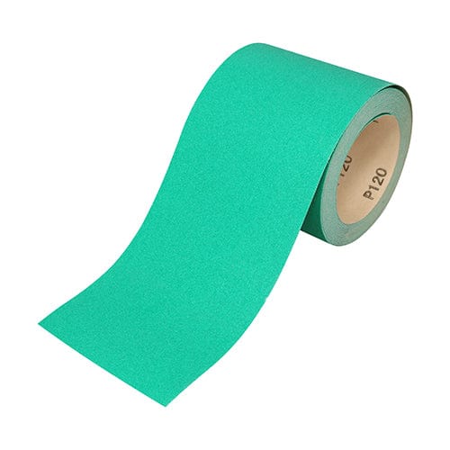 TIMCO Powertool Accessories TIMCO Sandpaper Roll 60 Grit Green - 115mm x 10m