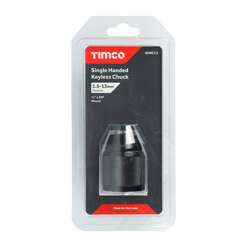 TIMCO Powertool Accessories TIMCO Single Handed Keyless Chuck - 1/2"