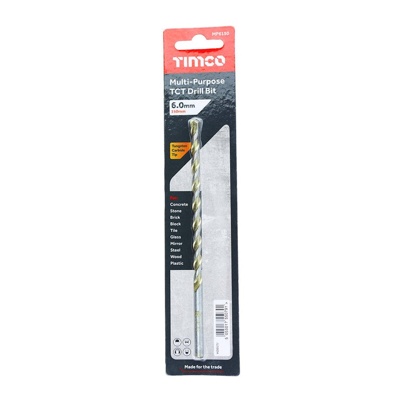 TIMCO Powertool Accessories TIMCO TCT Multi-Purpose Drill Bits