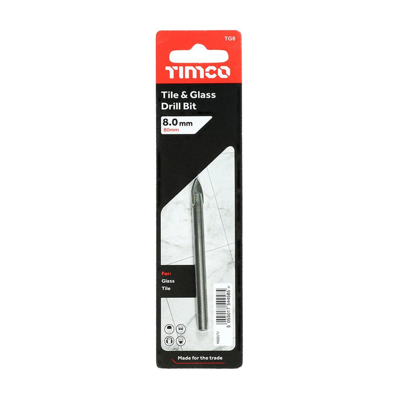 TIMCO Powertool Accessories TIMCO TCT Tile & Glass Bits