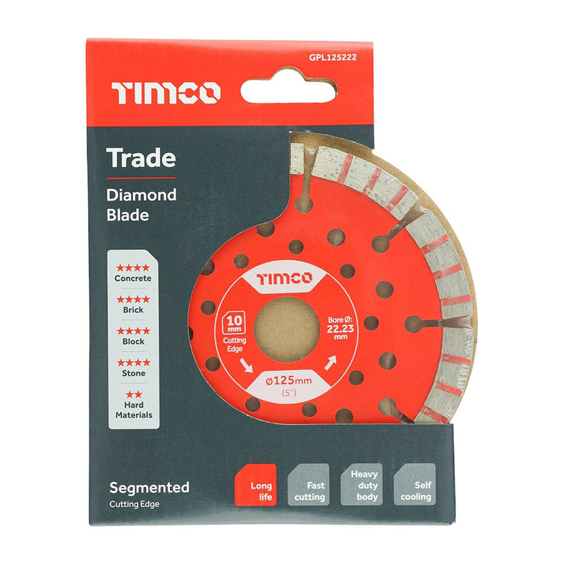 TIMCO Powertool Accessories TIMCO Trade Diamond Blade Segmented