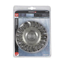TIMCO Powertool Accessories TIMCO Wheel Brush Twisted Knot Steel Wire - 125mm