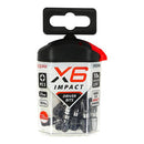 TIMCO Powertool Accessories TIMCO X6 Impact Pozi Driver Bit
