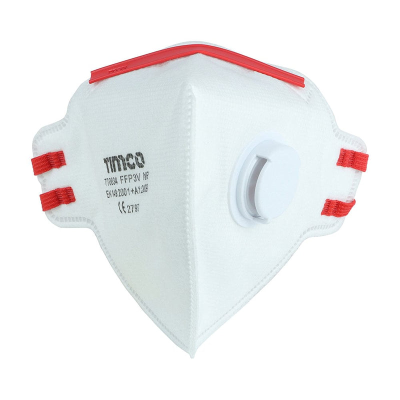 TIMCO PPE One Size / 3 / Bag TIMCO FFP3 Fold Flat Valved Masks