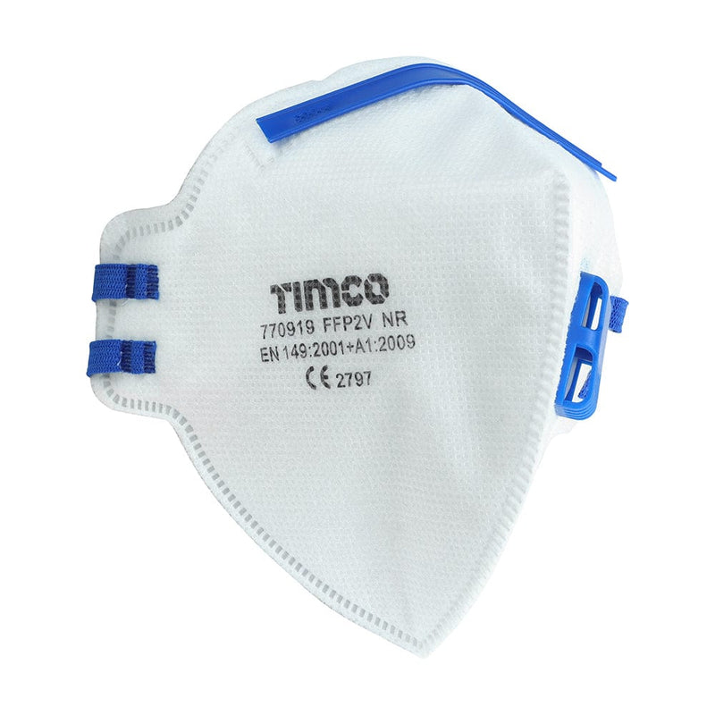 TIMCO PPE TIMCO FFP2 Fold Flat Valved Masks