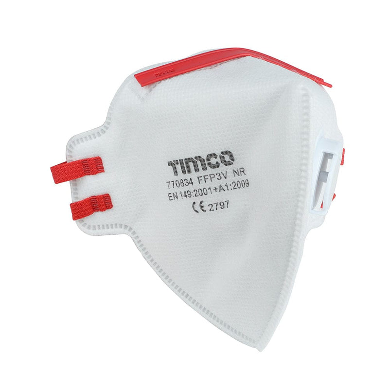 TIMCO PPE TIMCO FFP3 Fold Flat Valved Masks