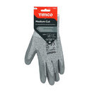 TIMCO PPE TIMCO Medium Cut PU Coated HPPE Fibre with Glass Fibre Gloves