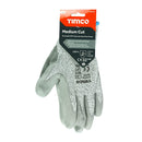 TIMCO PPE TIMCO Medium Cut PU Coated HPPE Fibre with Glass Fibre Gloves