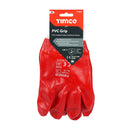 TIMCO PPE TIMCO PVC Grip PVC Coated Cotton Interlock Gloves - X Large