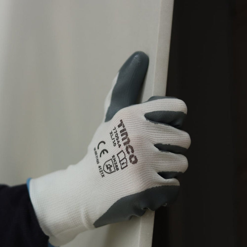 TIMCO PPE TIMCO Secure Grip Smooth Nitrile Foam Coated Polyester Gloves