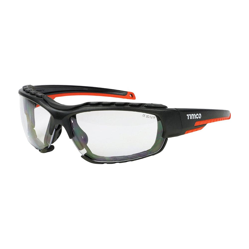 TIMCO PPE TIMCO Sport Style Safety Glasses Clear - One Size