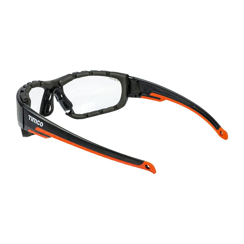 TIMCO PPE TIMCO Sport Style Safety Glasses Clear - One Size