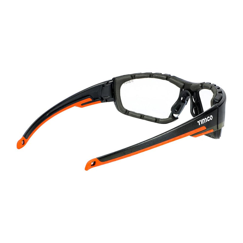 TIMCO PPE TIMCO Sport Style Safety Glasses Clear - One Size