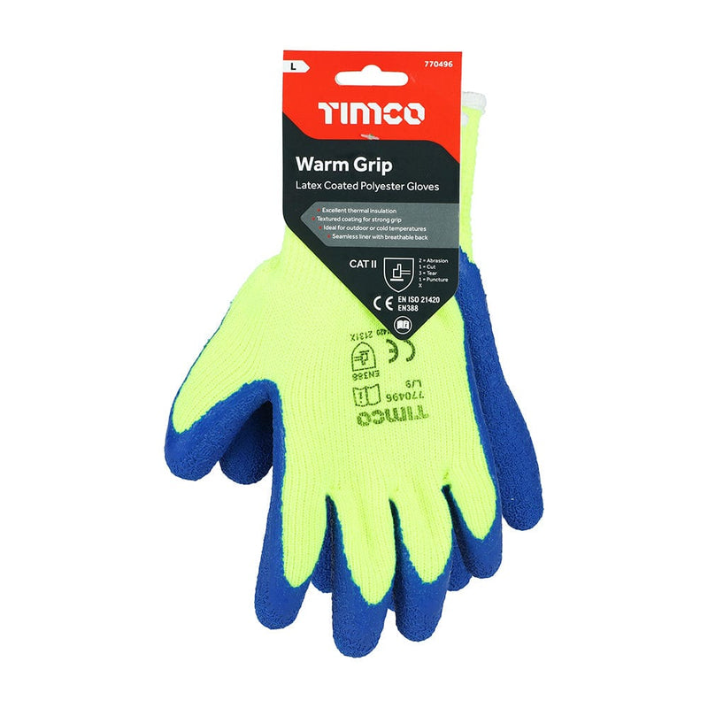 Firm Grip Work Latex Crinkle Gloves