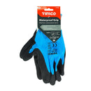 TIMCO PPE TIMCO Waterproof Grip Sandy Nitrile Foam Coated Polyester Gloves