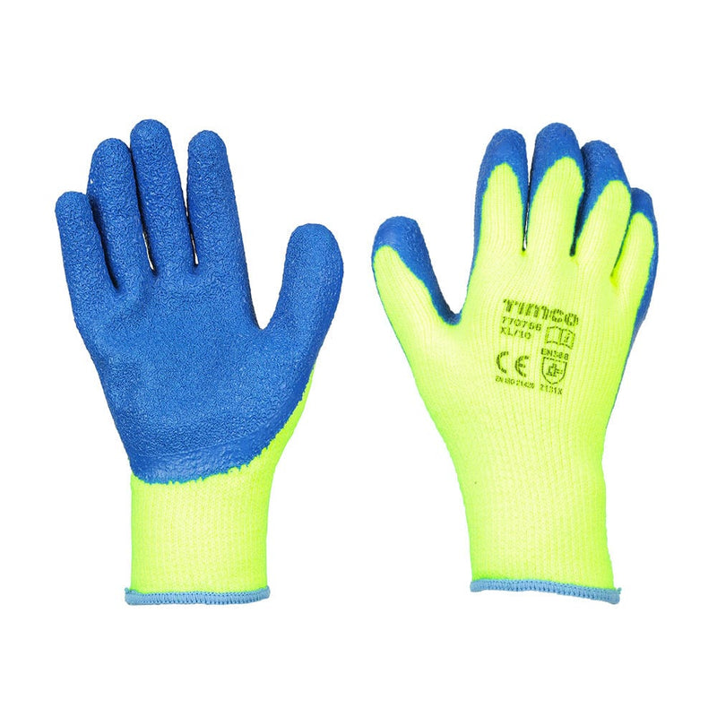 TIMCO PPE X Large TIMCO Warm Grip Crinkle Latex Coated Polyester Gloves