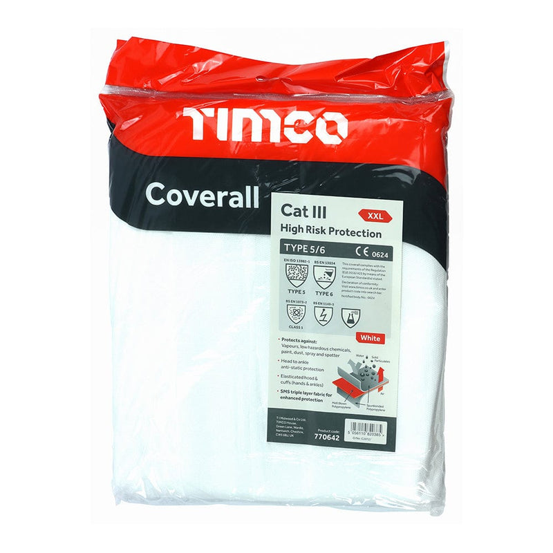 TIMCO PPE XX Large TIMCO Type 5/6 Coverall