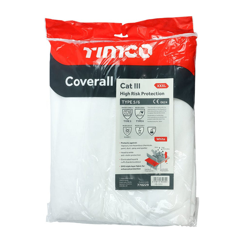 TIMCO PPE XXX Large TIMCO Type 5/6 Coverall