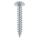TIMCO Screws 10 x 1 TIMCO Twin-Threaded Round Head Silver Woodscrews