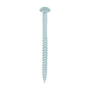 TIMCO Screws 10 x 2 1/2 TIMCO Twin-Threaded Round Head Silver Woodscrews