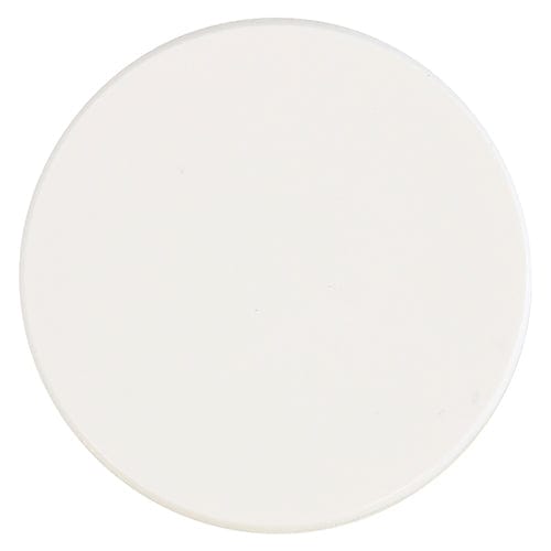 Timco Self-Adhesive Screw Cover Caps White Gloss - 13Mm
