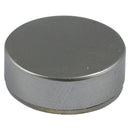 TIMCO Screws 14mm TIMCO Threaded Screw Caps Solid Brass Satin Chrome