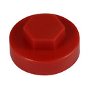 TIMCO Screws 16mm TIMCO Hex Head Cover Caps Flame Red