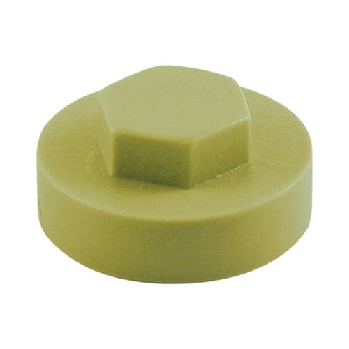 TIMCO Screws 16mm TIMCO Hex Head Cover Caps Moorland Green