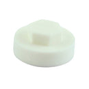 TIMCO Screws 19mm TIMCO Hex Head Cover Caps White