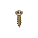 TIMCO Screws 3.0 x 12 TIMCO Classic Multi-Purpose Reduced Head Countersunk Gold Piano Hinge Woodscrews