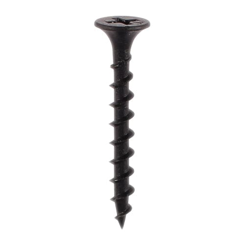 TIMCO Screws 3.5 x 25 / 1000 / Box TIMCO Drywall Coarse Thread Bugle Head Black Screws