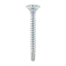 TIMCO Screws 3.5 x 25 / 1000 TIMCO Drywall Self-Drilling Bugle Head Silver Screws
