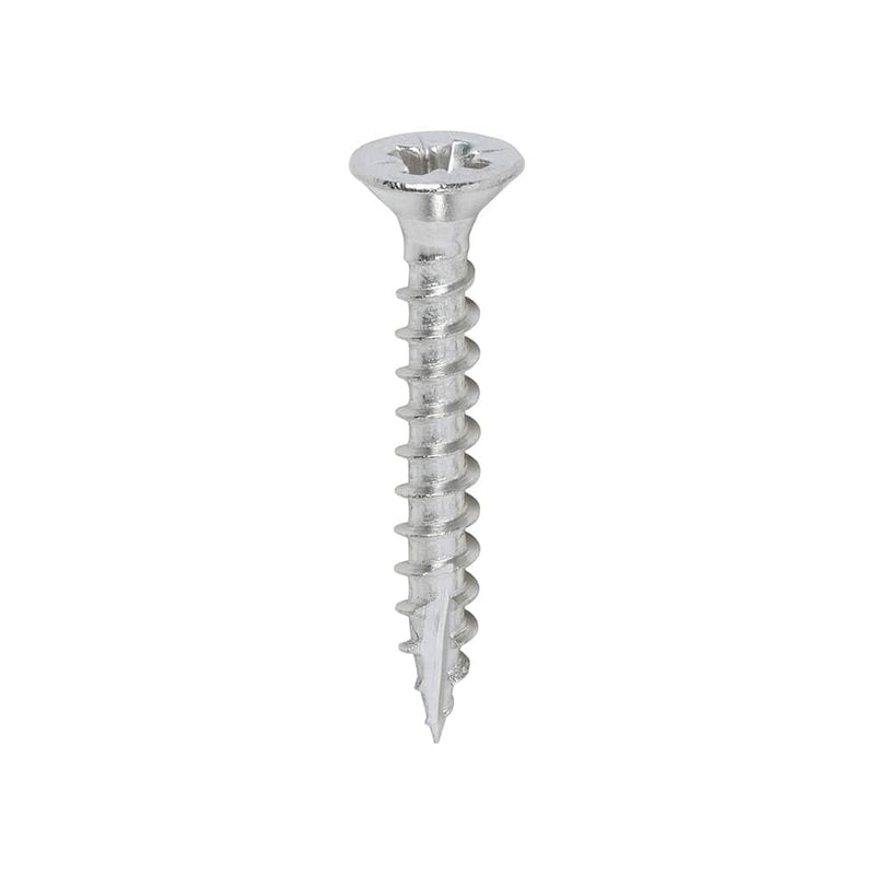 TIMCO Screws 3.5 x 25 / 200 TIMCO Classic Multi-Purpose Countersunk A2 Stainless Steel Woodcrews