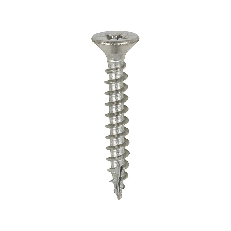 TIMCO Screws 3.5 x 25 / 200 TIMCO Classic Multi-Purpose Countersunk A4 Stainless Steel Woodcrews