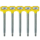 TIMCO Screws 3.5 x 35 TIMCO Collated Drywall Self-Drilling Bugle Head Silver Screws