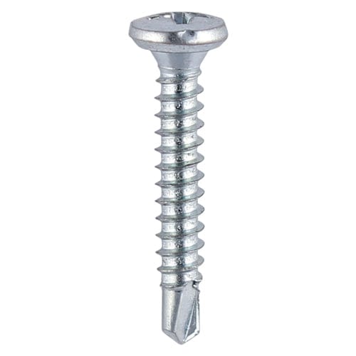 TIMCO Screws 3.9 x 16 TIMCO Window Fabrication Screws Friction Stay Shallow Pan Countersunk PH Self-Tapping Self-Drilling Point Zinc