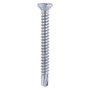 TIMCO Screws 3.9 x 25 / 1000 TIMCO Window Fabrication Screws Countersunk PH Metric Thread Self-Drilling Point Zinc