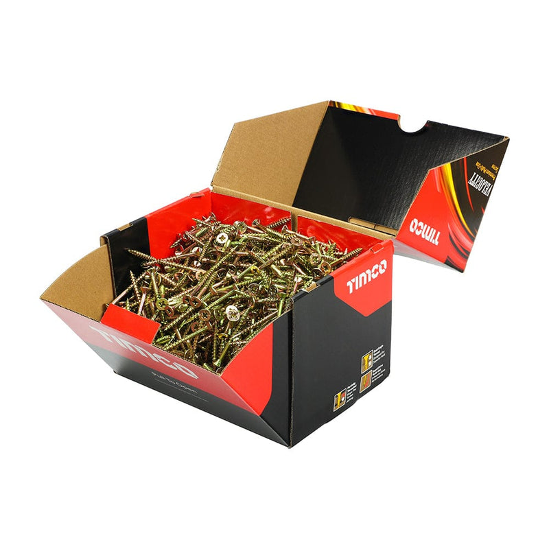 TIMCO Screws 4.0 x 40 TIMCO Velocity Premium Multi-Use Countersunk Gold Woodscrews - Industry Packs