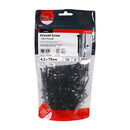 TIMCO Screws 4.2 x 75 / 130 TIMCO Drywall Fine Thread Bugle Head Black Screws