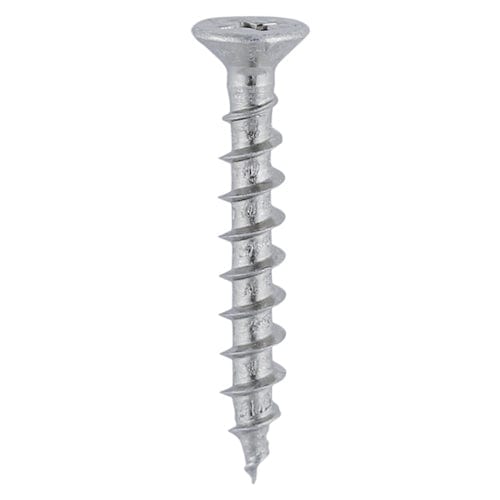 TIMCO Screws 4.3 x 20 TIMCO Window Fabrication Screws Countersunk with Ribs PH Single Thread Gimlet Tip Stainless Steel
