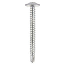 TIMCO Screws 4.8 x 100 TIMCO Baypole Screws Wafer Flange PH Self-Drilling Point Zinc